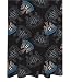 Zap Newcastle Black & White Crest Curtains, Pair, 66 x 54 Inch