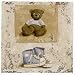 Nounours Bleu Et Chaussures Finest LAMINATED Print Vronique Didier-Laurent 8x8