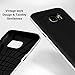 Galaxy S7 Edge Case ,Vancase Premium Dual Layer Protection Stripe Vintage Design with Metallic Frame - Slim-Fit - Shock Absorbent Drop Protection Case for Galaxy S7 Edge (2016)
