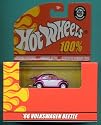 2008 Hot Wheels 100% 40th Anniversary '66 VOLKSWAGEN BEETLE Pink