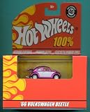 2008 Hot Wheels 100% 40th Anniversary '66 VOLKSWAGEN BEETLE Pink by MATTEL