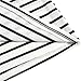 Women Sexy Casual V-Neck Striped Long Sleeve Bandage T-Shirt Tops Tees (M) White