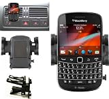 Mobilizers: In Car Air Vent Mount Holder Cradle Kit For All New Models Including Blackberry 8520, 8900, 9300, 9360, 9670, 9700, 9780, 9800 TORCH, 9810, 9850, 9860, 9900, 9930, Bold, Curve, Pearl, Storm