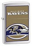 NFL Baltimore Ravens Brushed Chrome Zippo Lighter