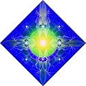 Soham Holger Gerull Psychedelic Art Kunstdruck Poster 48 x 68 cm - LSD Mandala Kaleidoskop Lichtmanifestation