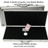 650 Capacity Chip Case - Executive Aluminum Hard Side