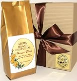 Harvest Blend Organic Kona Coffee Gift, 8 Oz Ground, From Aloha Island Coffee