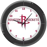 Imperial Houston Rockets Licensed Everbrite Neon Wall Clock
