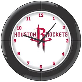 Imperial Houston Rockets Licensed Everbrite Neon Wall Clock