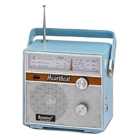 Steepletone Portable Retro Radio/ Heartbeat 1960'S Reproduction In Blue /New
