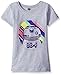 STAR WARS Big Girls' BB-8 Girls 7-16 Short Sleeve Graphic Tee, Heather Grey, Large-12/14