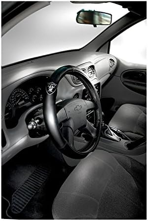 OAKLAND RAIDERS NFL STEERING WHEEL COVER (14.5 TO 15.5)