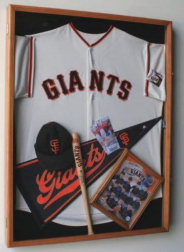 XL Jersey Uniform Frame Display Case Cabinet Shadow Box w/ UV Protection