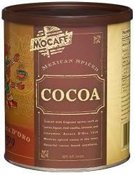 MOCAFE Azteca D'oro 1519 Mexican Spiced Ground Chocolate, 14-Ounce Tins (Pack of 4)
