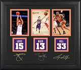 Phoenix Suns Framed Photographs | Details: Facsimile Signatures, Jersey Back Replica Miniatures, Steve Nash, Grant Hill, Robin Lopez