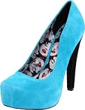 Betsey Johnson Women's Maxean Platform Pump,Turquoise Multi,7.5 M US