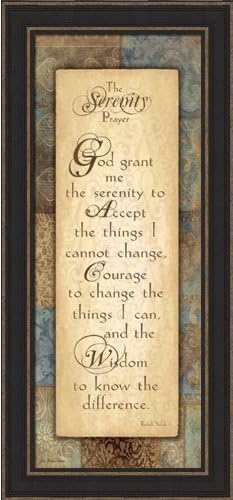Serenity Prayer - Framed Art Print