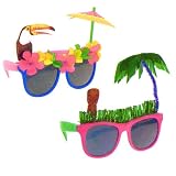 Tiki Sunglasses Tropical Party Palm Tree Package of 12