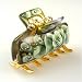 Capillaire Green - Cubitas Sisley Collection (Hand-set crystal jewelry, Claw clip)