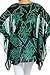 Modern Kiwi Elise Blossom Printed Scarf Caftan Poncho Top