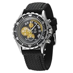 DeTomaso Trend Herren-Armbanduhr BARI Yellow Chronograph G-30702B-YEL