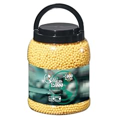 Set: UMAREX Softair BB 4000er Flachbeutel Kugelmunition 6 mm gelb 0,12 Gramm + je 2 ShoXx. Zielscheiben / Schie�scheiben 10er Ring, 4er Ring, 5er Ringscheibe + 1 Zielscheibe Hirsch