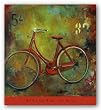 My Old Red Bike by Jill Barton 26.5"x26.5" Art Print Poster