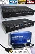 1x4 HDMI Distribution Amplifier Amp Splitter Distributor, HDCP, 1080p, 1.3v, 3D capable