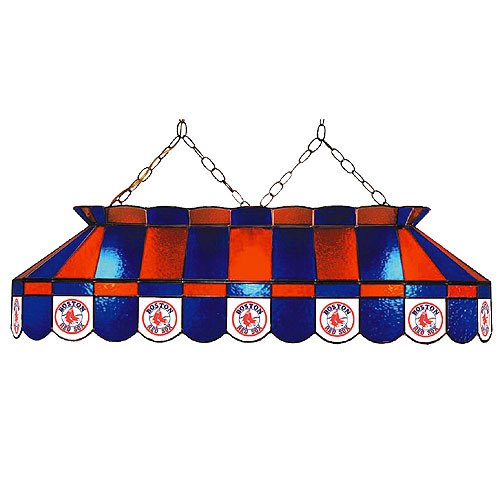 Imperial Boston Red Sox Licensed 40-Inch Rectangular Stained Glass Billiard Table Light