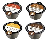 16 Count - Cafe Escape Variety Vue Cups for Keurig Vue Brewers - Milk Chocolate, Cafe Caramel, Chai Latte, Dark Chocolate