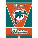 Fremont Die Miami Dolphins 28x40 Satin Polyester Wall Banner