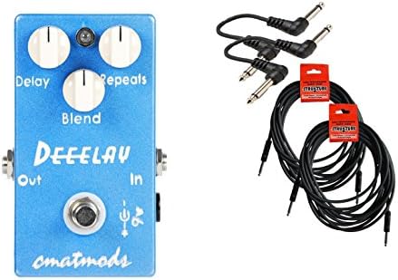 CMATMods Deeelay Delay Cable Bundle w/ 4 free Items: 2x 18.6' Strukture Cables, 2x Hosa Patch Cables