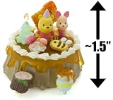 Winnie the Pooh & Piglet [~1.5"]: Disney Deco-Cake Miniature Series (Japanese Import)