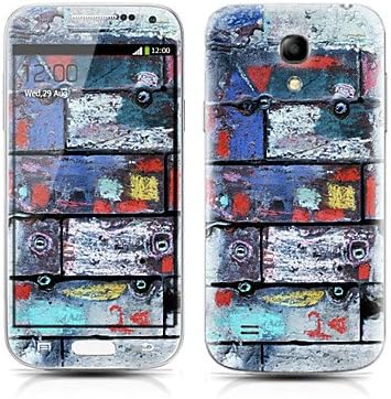 XS Graffiti Wall Pattern Front and Back Protector Stickers for Samsung Galaxy S4 mini I9190