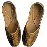 Punjabi Cut Work Shoe With Tilla And Chamkilli Work For Women (Free Shipping) Shes0002
