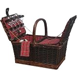 Sutherland Baskets Medley de Mesa Insulated Picnic Basket for 4