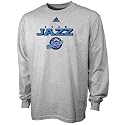 Adidas Utah Jazz Ash True Long Sleeve T-shirt