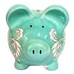 Flower Piggy Bank - Blue