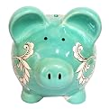 Flower Piggy Bank - Blue