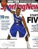 Sporting News January 18 2010 John Wall/University of Kentucky on Cover, Nick Saban/Alabama, Ichiro Suzuki/Seattle Mariners, Conversation with Dwight Freeney/Indianapolis Colts, Greg McElroy/Alabama, Terrelle Pryor/The Ohio State University