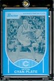 2007-08 Bowman Ron Artest Cyan Printing Plate 1/1 Sacremento Kings Basketball Card - Mint Condition - In Protective ScrewDown Case!