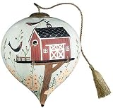 Birds Eye View Warren Kimble 4.5 inch Jewel Ornament