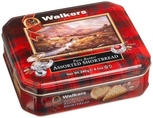 Walkers Shortbread Assorted, 8.5-Ounce Path To The Hills Tins (Pack of 2)