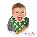 KIDIREE(TM) Baby Bandana Super Absorbent Drool Bibs Pack of 4 with snaps For Boys And Girls