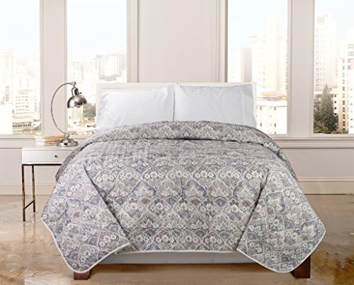 Regal Home Bedspreads - Quilts with Modern Box Stitch Design - Full/Queen Coverlets or Comforters