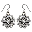Gemstone Earrings Sterling Silver Jewelry 1.5 inches (erg040)