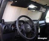 Sunshade for JEEP WRANGLER 2007 2008 2009 2010 HEATSHIELD Windshield Custom-fit Sunshade
