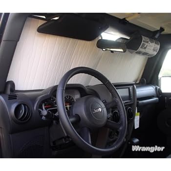 Set A Shopping Price Drop Alert For Sunshade for JEEP WRANGLER 2007 2008 2009 2010 2011 2012 HEATSHIELD Brand Windshield Custom-fit Sunshade