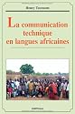 La Communication Technique en Langues Africaines