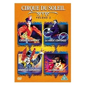Cirque du Soleil Volume 2 4-DVD Set ( We Reinvent the Circus / La Magie continue / A New Experience / Saltimbanco ) ( Cirque Reinvente / La Magie continue / Nouvelle exp&eacute;rience / S [ NON-USA FORMAT, PAL, Reg.2 Import - United Kingdom ]